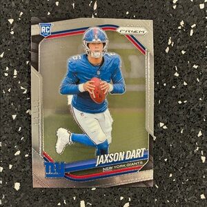 Panini Prizm Jaxson Dart Card - Blue and White